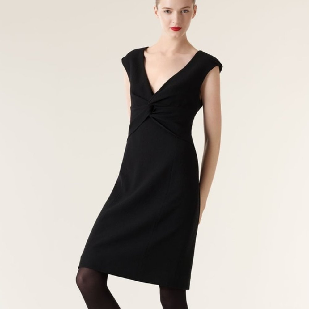 Tory Burch Patrice Wool Black Dress Sz 2